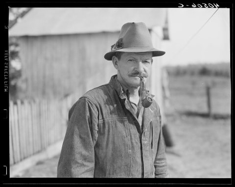 Retired railroad engineer who owns twenty-five acre farm. Raises corn and wheat near Sterling, Virginia