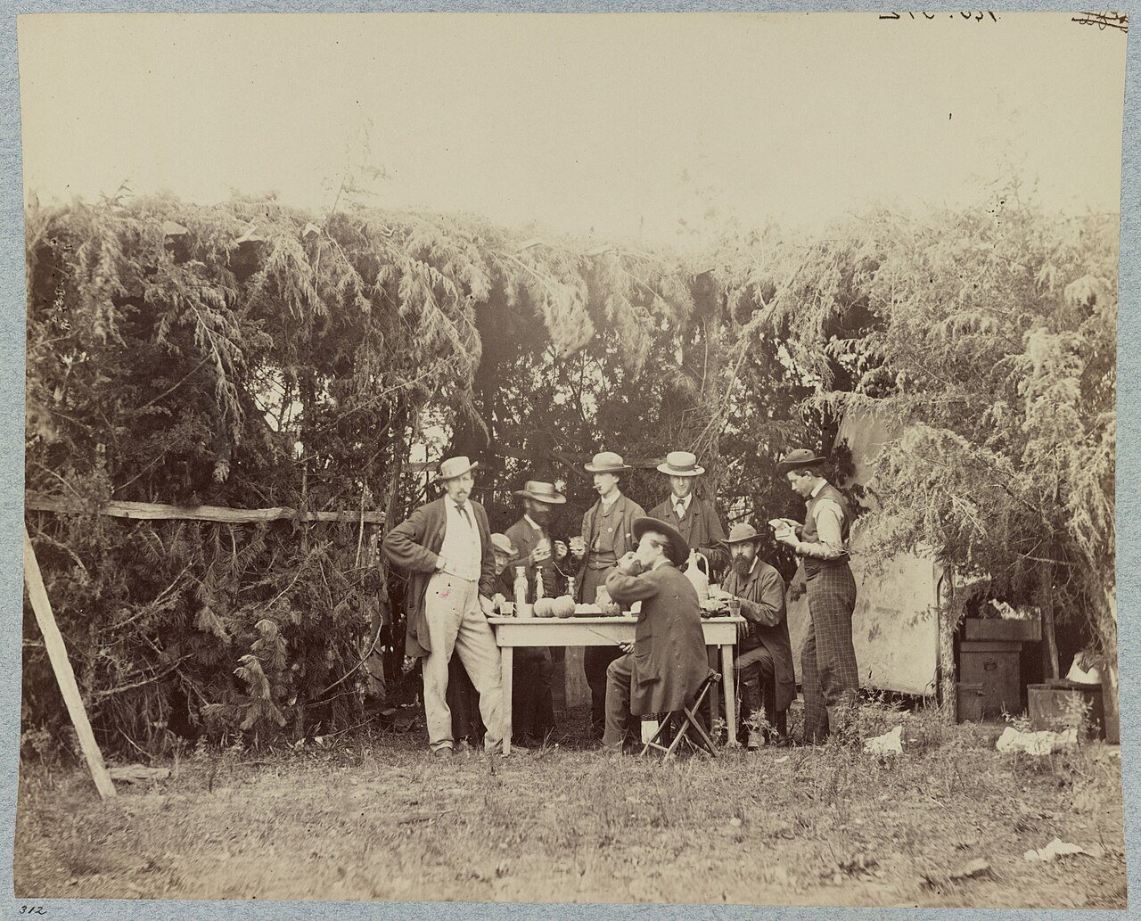 Camp of Military Telegraph Corps, Bealeton, Va., August 1863