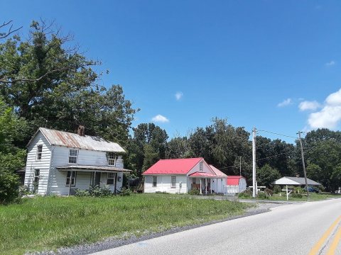 Houses by the road