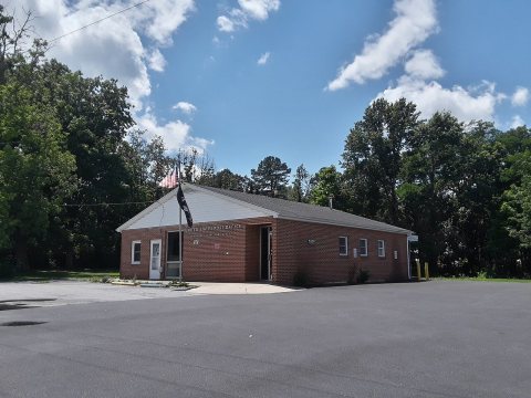 Angled view, United States Post Office
