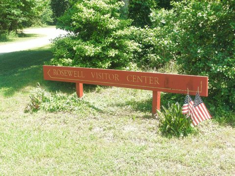 Sign at Rosewell Ruins, May, 2013 - 4