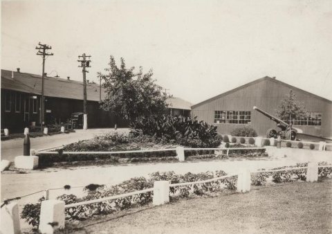 A retired "big gun" from World War I, Quantico, 1929
