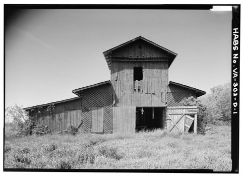 Poplar Forest, Barns, State Route 661