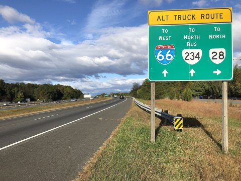 2019-10-17 09 33 53 View north along Virginia State Route 234 (Dumfries Road) just south of Virginia State Route 294 (P…