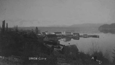 Union City and Hood Canal, probably between 1880 and 1890