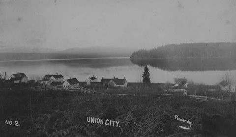 Union City and Hood Canal, probably between 1880 and 1890