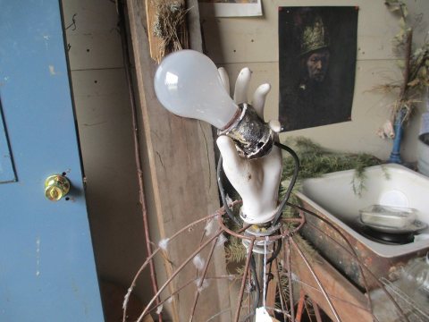 Visited a friend in Custer, WA. who has an artspace he calls Roxbury