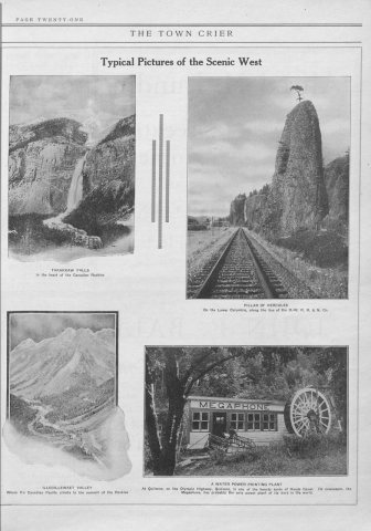 The Town Crier, v.11, no.31, Jul. 29, 1916