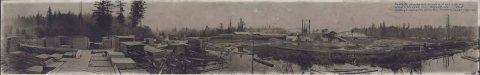 Wood & Iverson sawmill panorama, Hobart, 1915