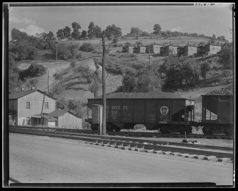 Scott's Run mining camps near Morgantown, West Virginia. View near Osage