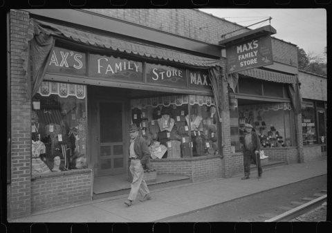 Storefront, mining town