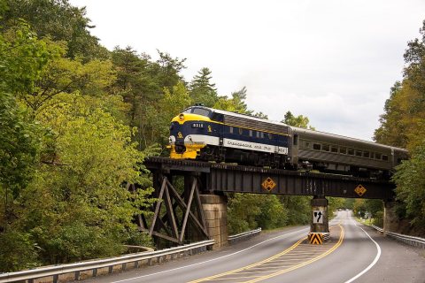 The Potomac Eagle Crosses WV Route 28