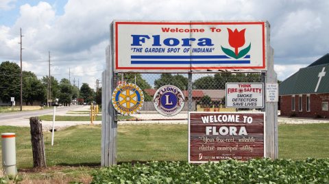 Flora, Indiana welcome