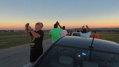 360-degree eclipse twilight at Orin Junction, Wyoming - 06
