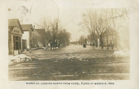 Looking North from Hotel, March 6, 1908