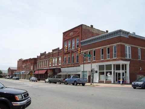 BrownstownINHistoricMainStreet
