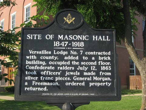 Freemasonry historical marker in