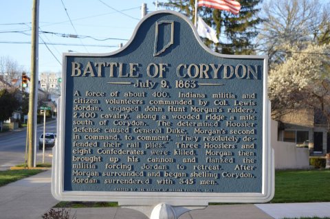 Battle of Corydon July 9, 1863 historical marker
