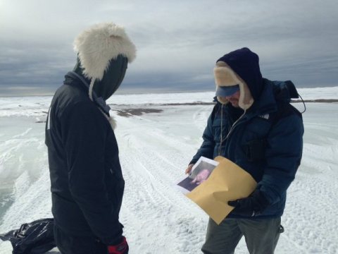 Polar bear patrol training in