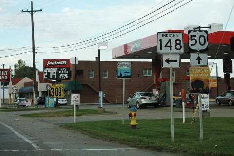US50 East - IN148 Signs