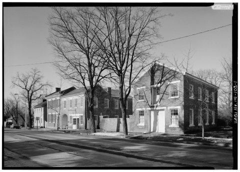 GENERAL VIEW FROM SOUTHEAST - Lantz House, 214 West Main Street