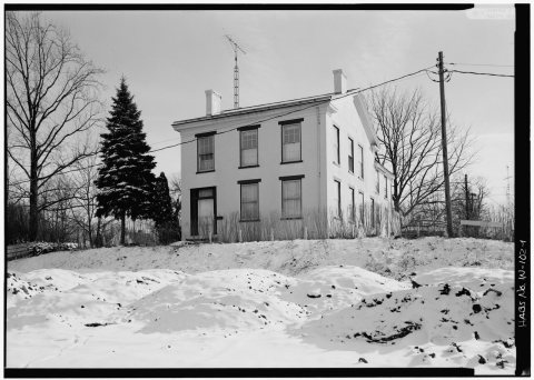 NORTH FRONT AND WEST SIDE - Jacob Julian House, 313 West Main Street