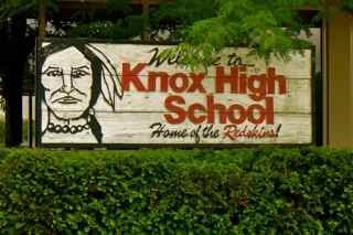Knox High School Welcome Sign (Indiana)