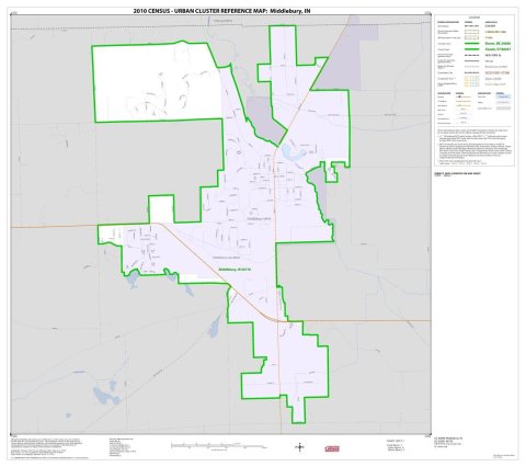 2010 Census Urban Cluster Reference Map for