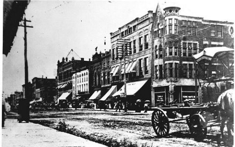 Peru Indiana street scene birthplace of Cole Porter