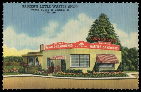 Sauzer's Little Waffle Shop, 1948