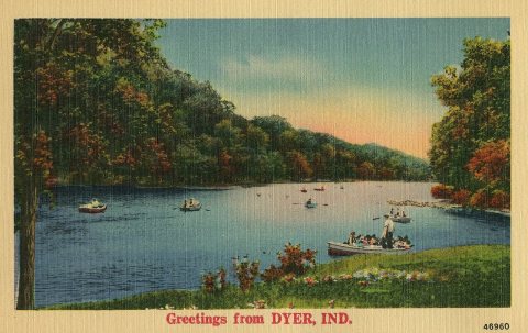 Greetings from Dyer, circa 1935
