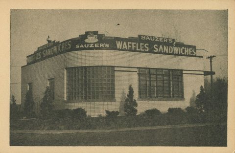 Sauzer's Little Waffle Shop, circa 1940