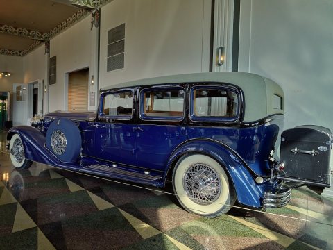 The 1932 Cord "experimental," is one of about 125 classic automobiles displayed at the Auburn Cord Duesenberg Automobil…