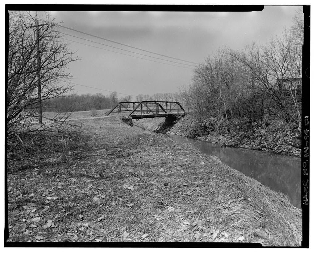 Wells County Bridge No. 74, Spanning Rock Creek Ditch at County Road South 400 West