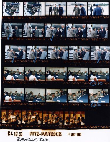 Reagan Contact Sheet C41733