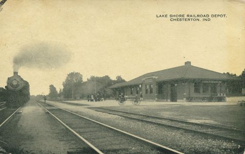 Lake Shore Railroad Depot, 1916