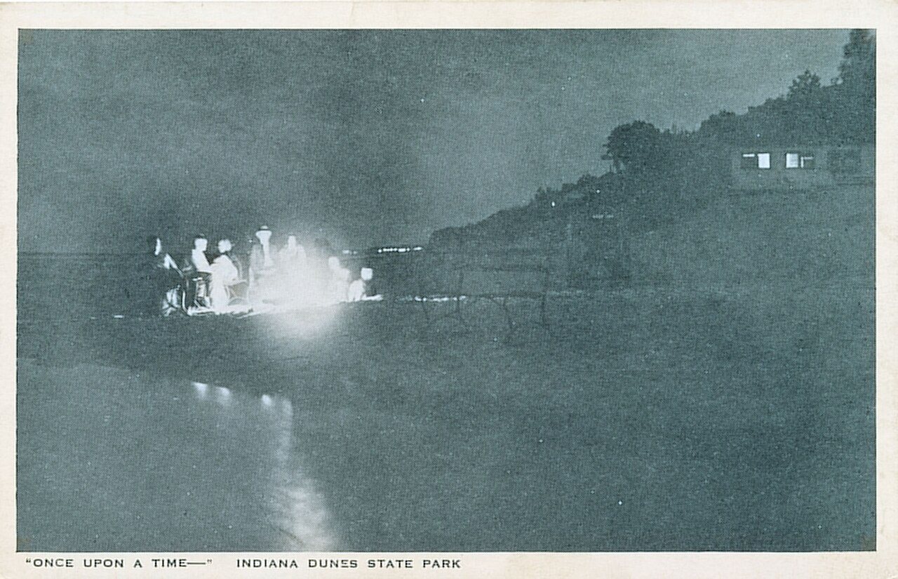 "Once Upon a Time" at Indiana Dunes State Park, circa 1945