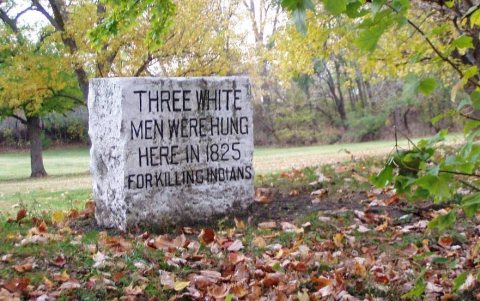 Fall Creek Massacre - marker