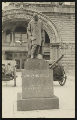 Statue of James Whitcomb Riley