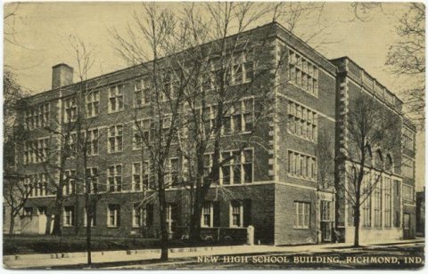 PostcardRichmondINRichmondHighSchoolCirca1911