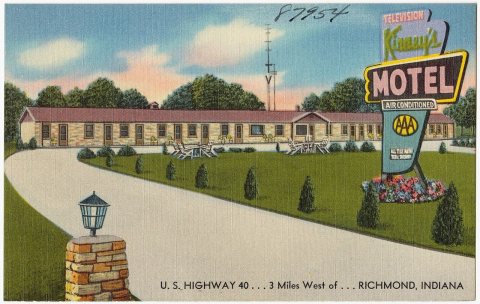 Kinney's Motel, U. S. Highway 40... 3 miles west of... Richmond, Indiana (87954)