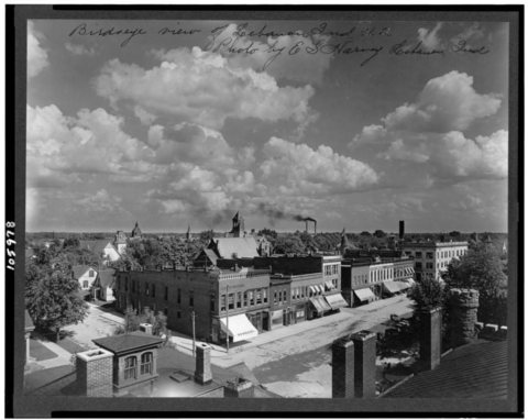 Birds-eye view of Lebanon, Ind