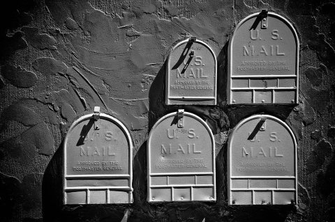 Letter boxes in Lebanon, Indiana - Valerie Everett