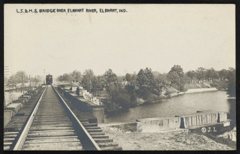 L.S. & M.S. Bridge over Elkhart River