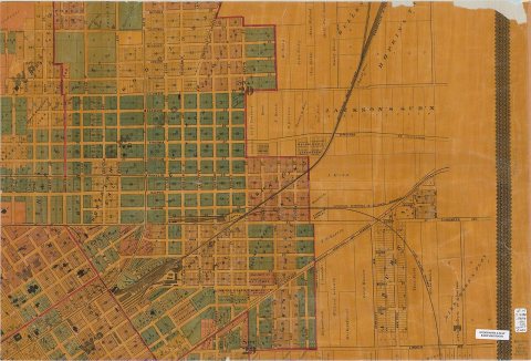 Evansville, Indiana [map] / compiled from official records and surveys by J.D. and M. S. Saunders