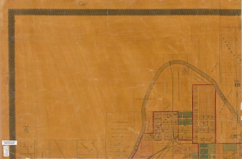 Evansville, Indiana [map] / compiled from official records and surveys by J.D. and M. S. Saunders