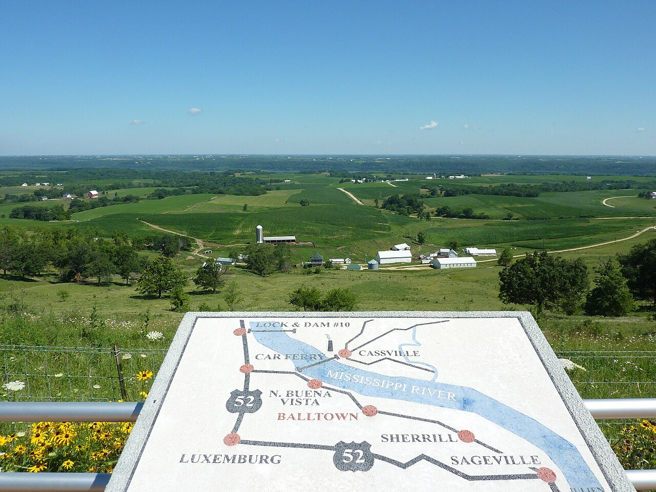 Mississippi overlook in