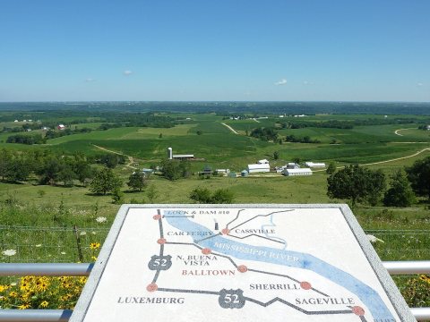 Mississippi overlook in