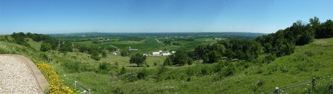Mississippi scenic overlook in