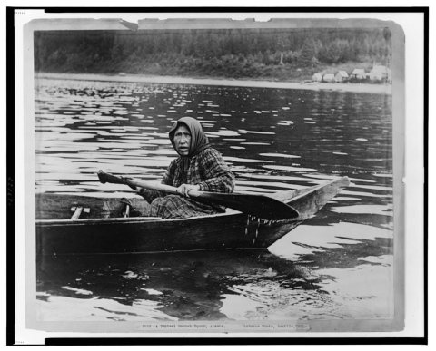 A typical Hoonah squaw, Alaska